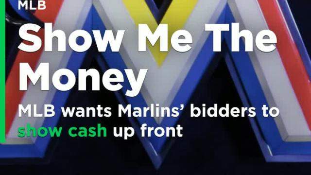 AP source: MLB wants Marlins' bidders to show cash up front