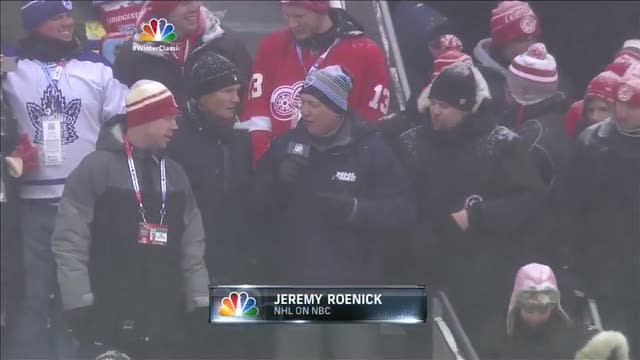 Jeremy Roenick interviews former Red Wings