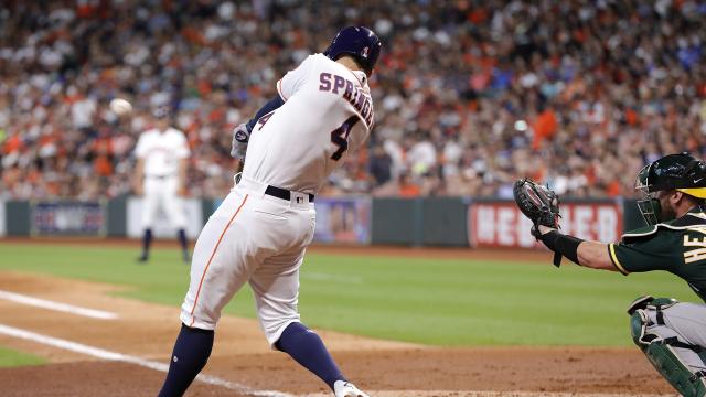 Yahoo Sports' Launch Pad - George Springer's 467-foot bomb