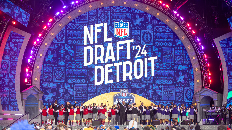 Getty Images - DETROIT, MICHIGAN - APRIL 26: The Detroit Youth Choir performs onstage during Day 2 of the 2024 NFL Draft on April 26, 2024 in Detroit, Michigan. (Photo by Aaron J. Thornton/Getty Images)