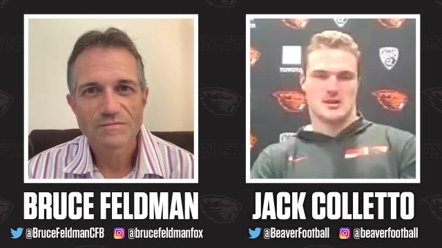 Bruce Feldman chats with Oregon State football's Jack Colletto about the Beavers' rise, moving to linebacker, and more