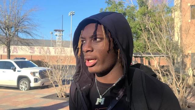 Watch: 2024 running back prospect Alvin Henderson talks about his visit to Florida State