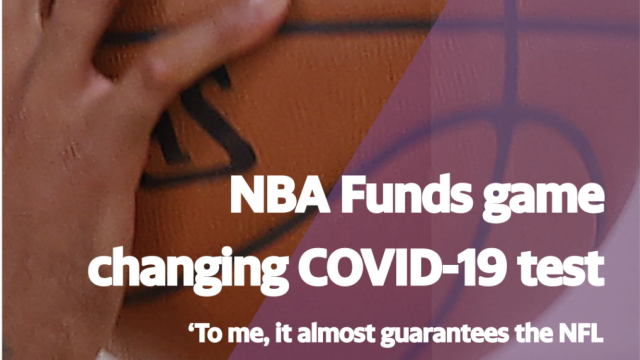 The NBA funds a new COIVD19 test that is a game changer