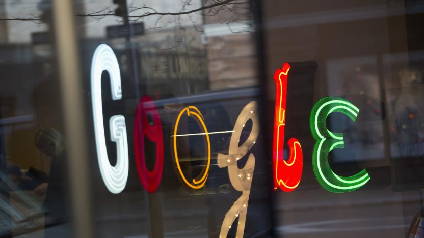 The Google signage is seen at the company's offices in New York January 8, 2013. Google Inc and a New York redevelopment organisation are providing a Manhattan neighbourhood with free public WiFi Internet access, making it the largest area of coverage in New York City. The search giant and the non-profit Chelsea Improvement Co are making Internet access available outdoors in Chelsea, which is home to Google's New York offices and several technology start-ups. REUTERS/Andrew Kelly (UNITED STATES - Tags: POLITICS BUSINESS SCIENCE TECHNOLOGY TELECOMS SOCIETY LOGO)