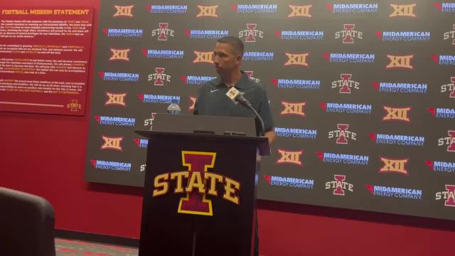 Iowa State’s Matt Campbell provides update on the 2022 football season