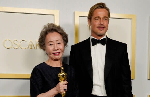 Youn Yuh Jung Put Brad Pitt To Task After Accepting Her Oscar