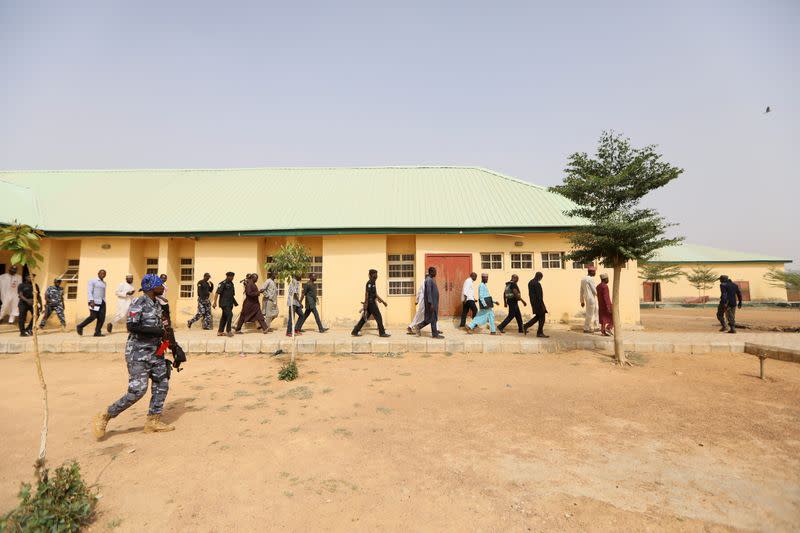 Nigerian students released while forces search 300 kidnapped girls