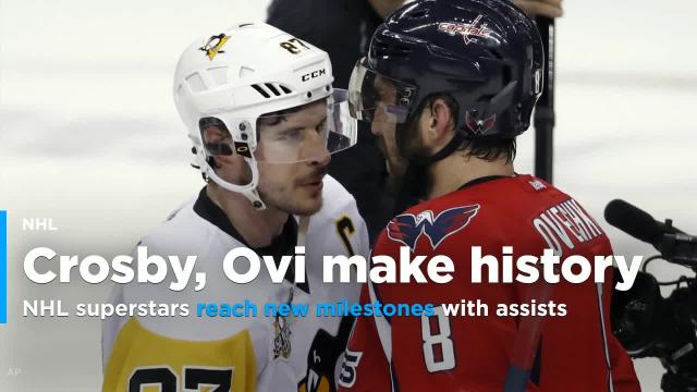 Sidney Crosby, Alex Ovechkin make history