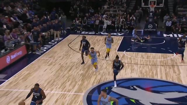 Jaylen Nowell with a dunk vs the Memphis Grizzlies