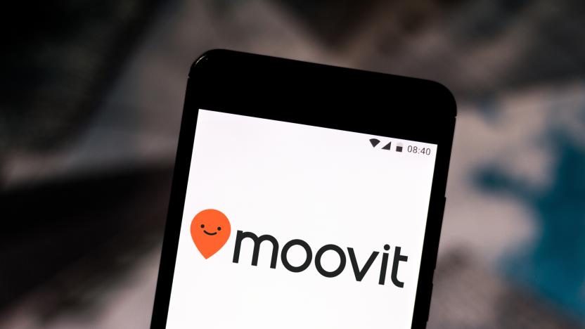 BRAZIL - 2019/08/03: In this photo illustration the Moovit logo is seen displayed on a smartphone. (Photo Illustration by Rafael Henrique/SOPA Images/LightRocket via Getty Images)