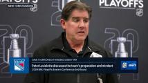 Peter Laviolette on how the Rangers are preparing for the Hurricanes in Round 2 of the NHL Playoffs