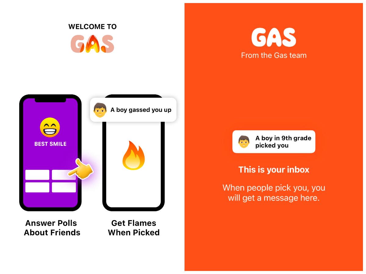 Приложение Gas. Gas app.