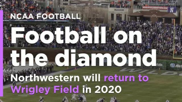 Northwestern to play Wisconsin at Wrigley Field in 2020