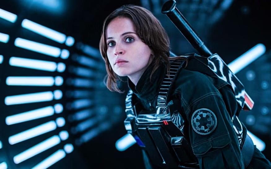 Felicity Jones as Jyn Erso in Rogue One.