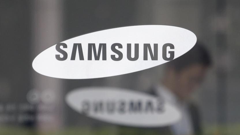 FILE - The logo of the Samsung Electronics Co. is seen at its office in Seoul, South Korea on April 30, 2019. Samsung Electronics said Wednesday, March 15, 2023, it expects to invest 300 trillion won ($230 billion) over the next 20 years as part of an ambitious South Korean national project to build the world’s largest semiconductor manufacturing base near the capital, Seoul. (AP Photo/Ahn Young-joon, File)