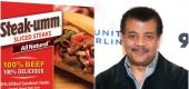 Steak-umm, Neil DeGrasse Tyson. (HuffPost)