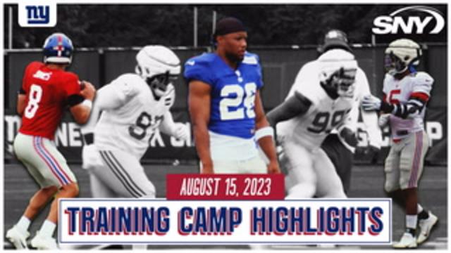 August 15, 2022 New York Giants Training Camp Report