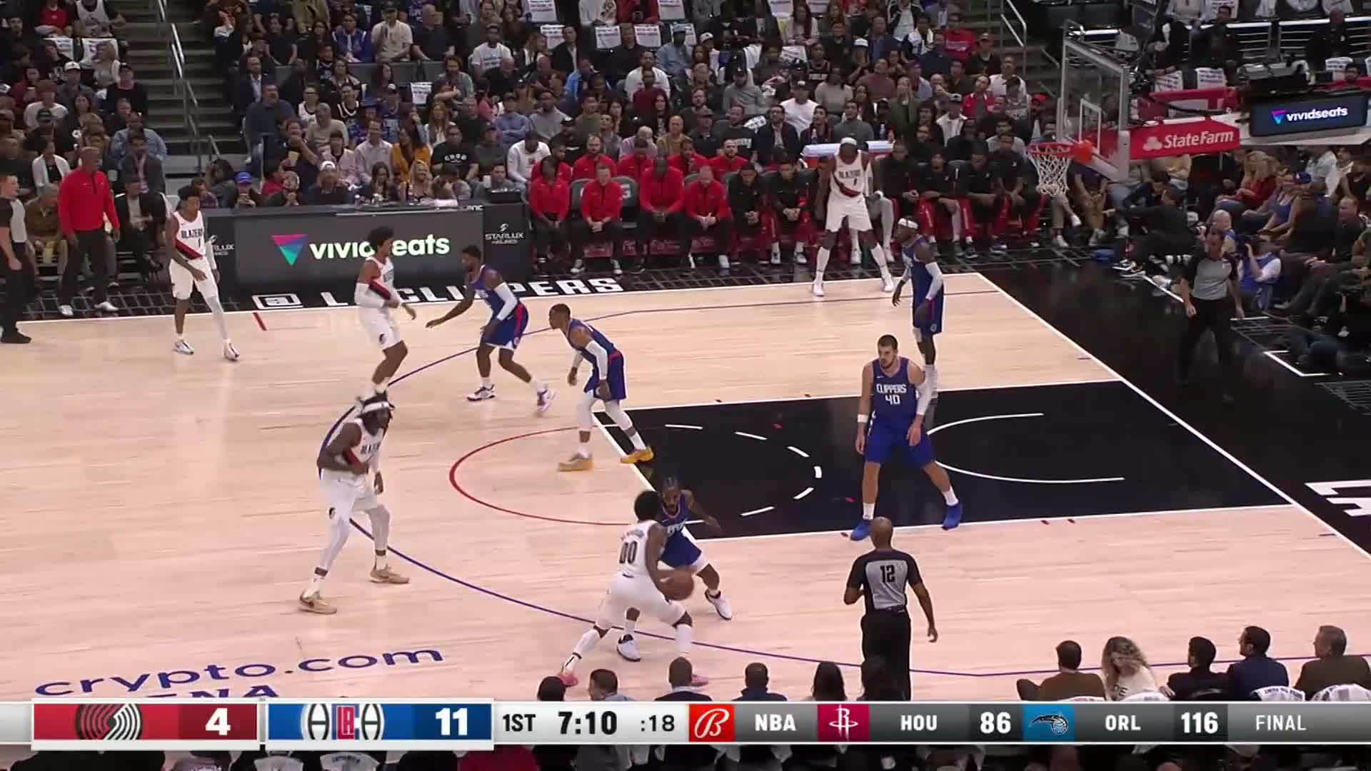 Clippers vs Trailblazers Game Highlights