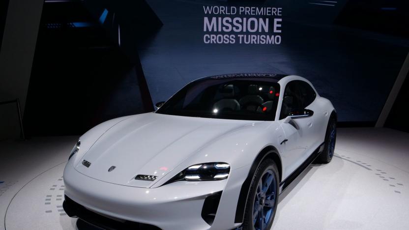 Porsche Mission E (Taycan) Cross Turismo concept car