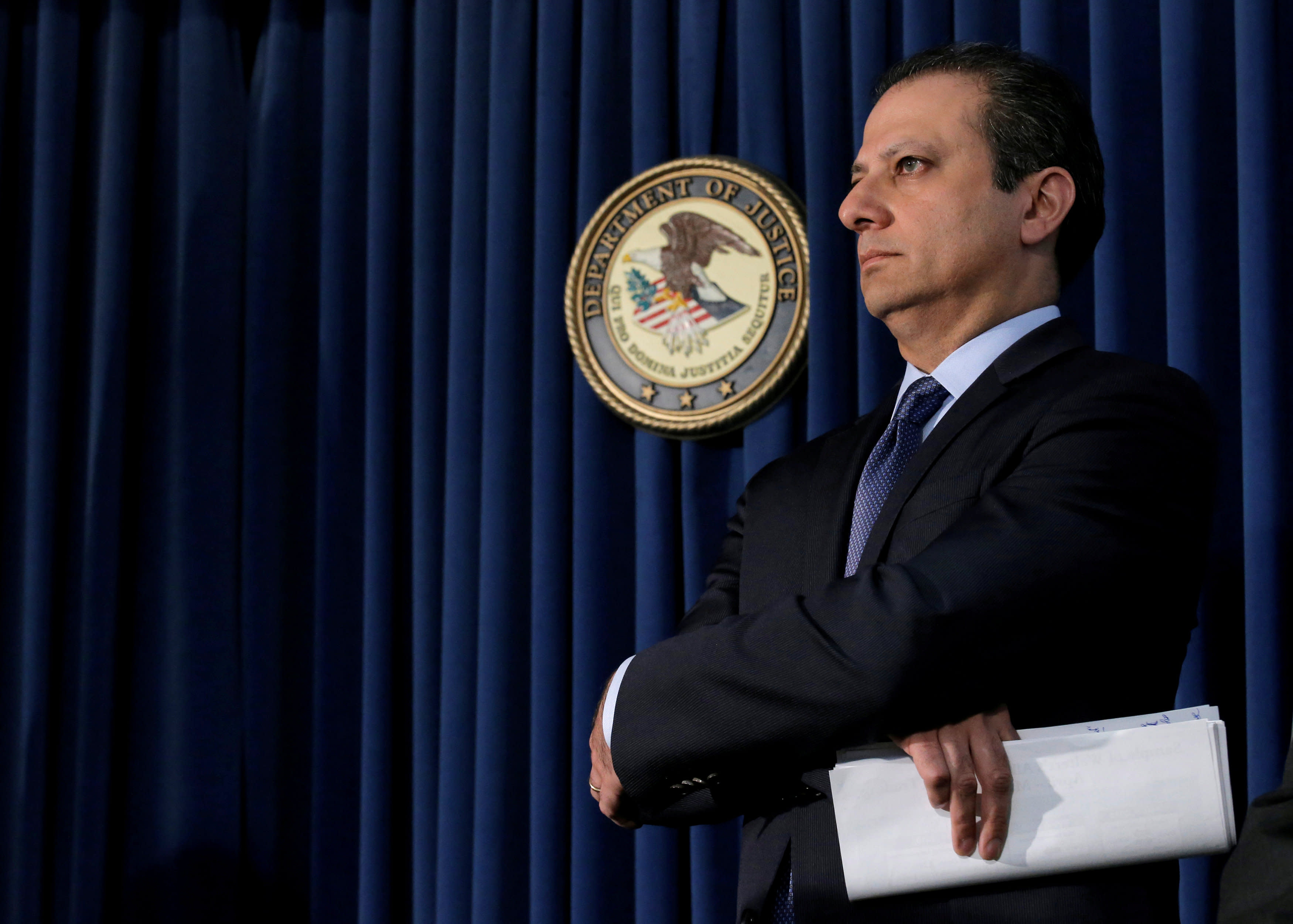 Ex-U.S. Attorney Bharara, fired by Trump, joins NYU law school