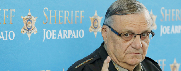 Senator's son seeks new civil trial against Joe Arpaio (AP file photo)