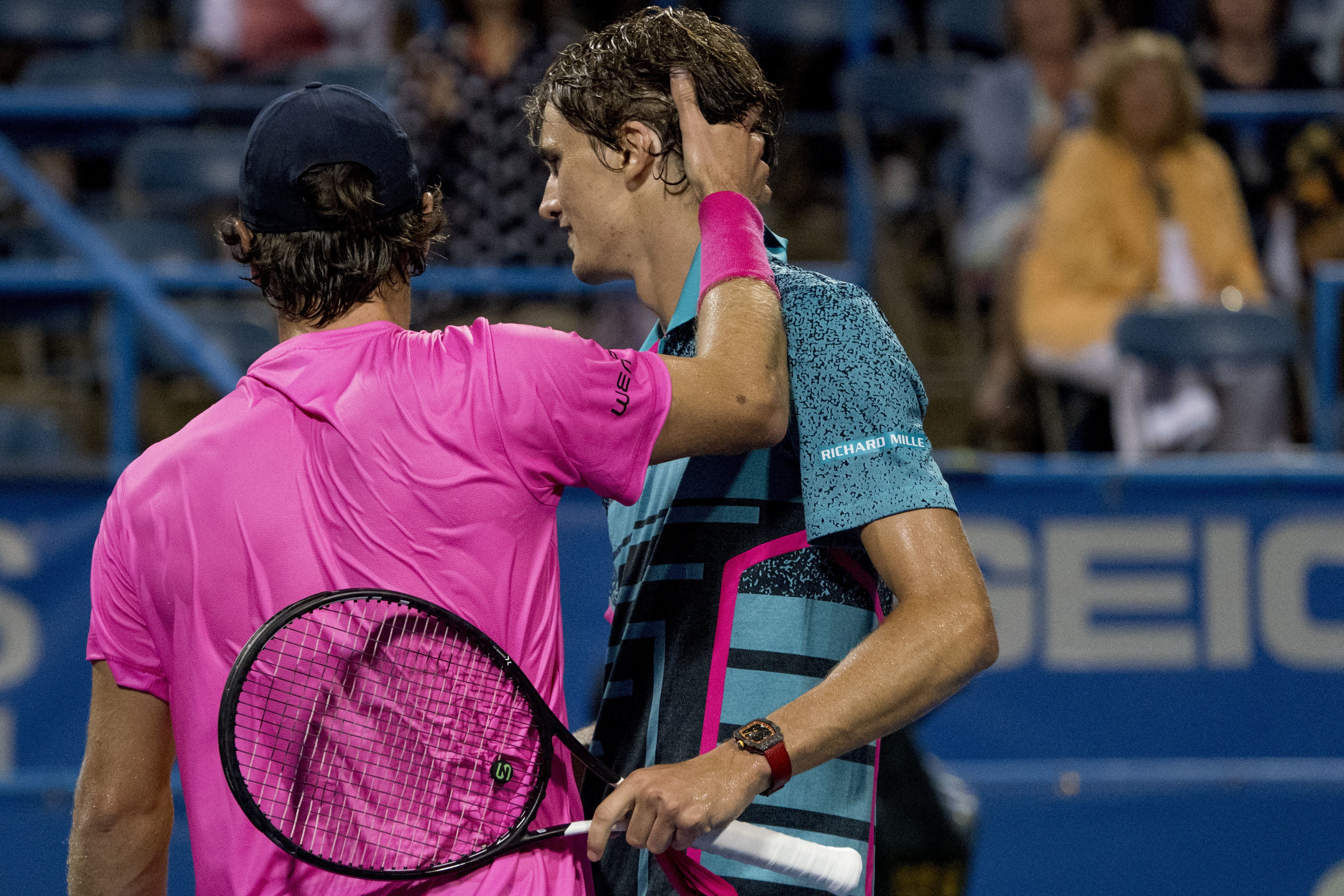 Sibling rivalry: Alexander Zverev beats brother Mischa in DC