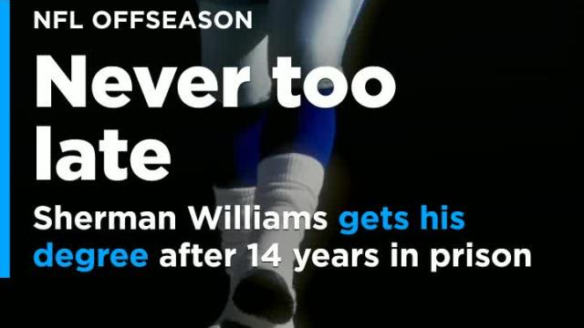 Former Alabama and Cowboys RB Sherman Williams got his Alabama degree after 14 years in prison