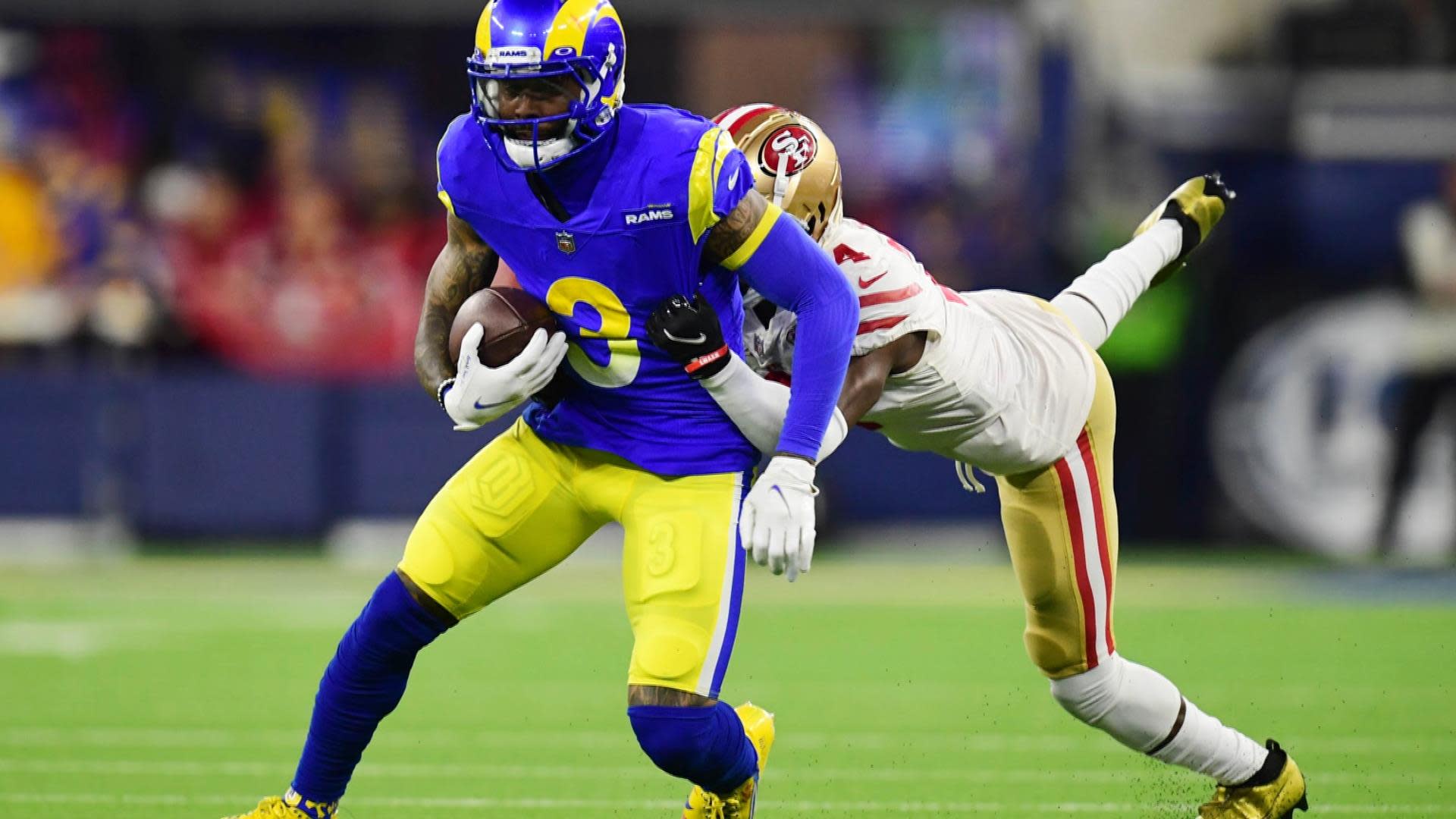 WATCH: Odell Beckham Jr. catches passes pregame in a Ravens Super