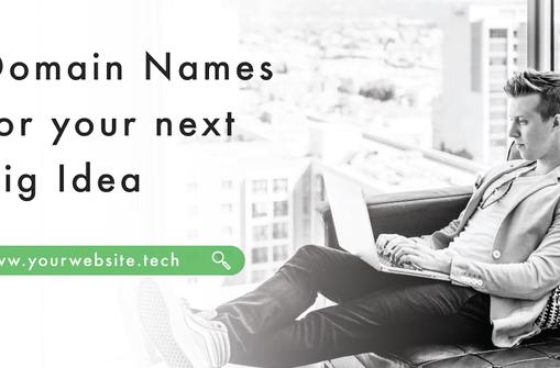 Build your brand online with a .tech domain name