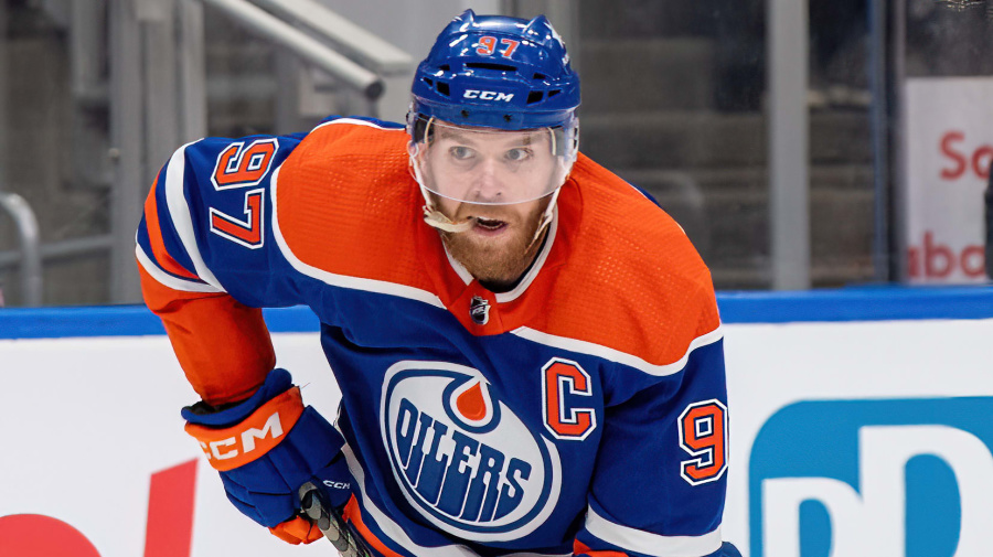 Getty Images - EDMONTON, CANADA - MAY 27: Connor McDavid #97 of the Edmonton Oilers skates against the Dallas Stars in Game Three of the Western Conference Final of the 2024 Stanley Cup Playoffs at Rogers Place on May 27, 2024, in Edmonton, Alberta, Canada. (Photo by Andy Devlin/NHLI via Getty Images)