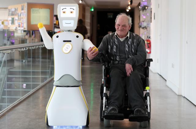 Irelands first socially assistive AI robot 'Stevie II' unveiled
