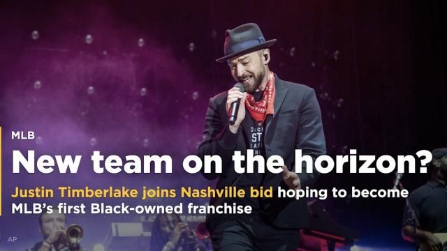 Justin Timberlake joins Nashville bid hoping to become MLB's first Black-owned franchise