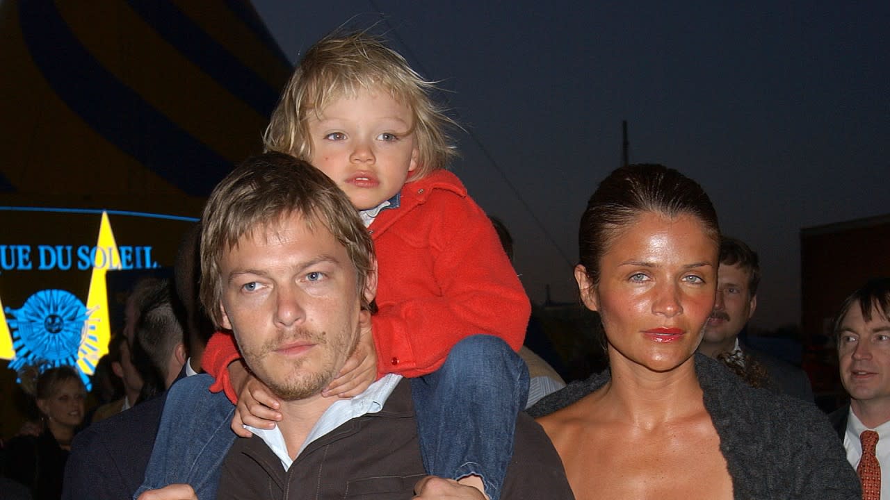 Norman Reedus And Ex Helena Christensen Reunite For Son Mingus High 9108