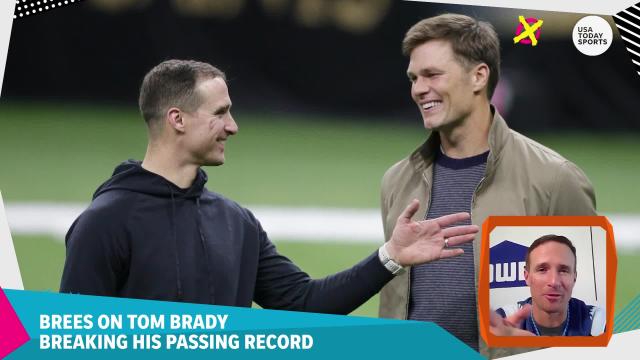 'Records are made to be broken': Drew Brees on Tom Brady breaking his passing mark