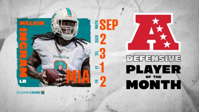 Dolphins LB Melvin Ingram named AFC Defensive Player of the Month