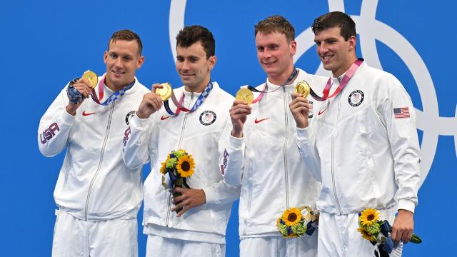 Men’s Freestyle Relay and Skeet Shooting sweep adds to Team USA's growing Gold Medal count | What You Missed