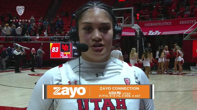 Alissa Pili lauds No. 9 Utah's composure after win over USC