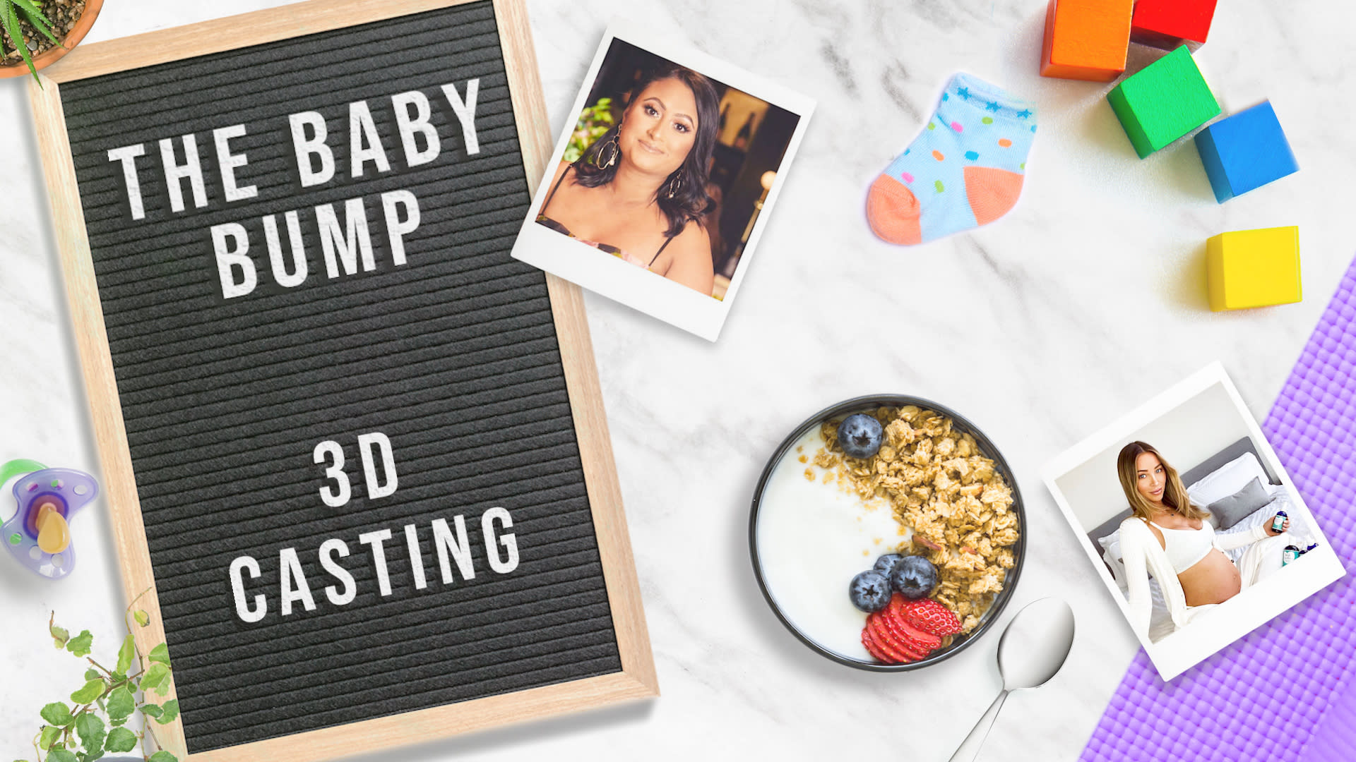 How to create a 3D cast of your baby's foot at home