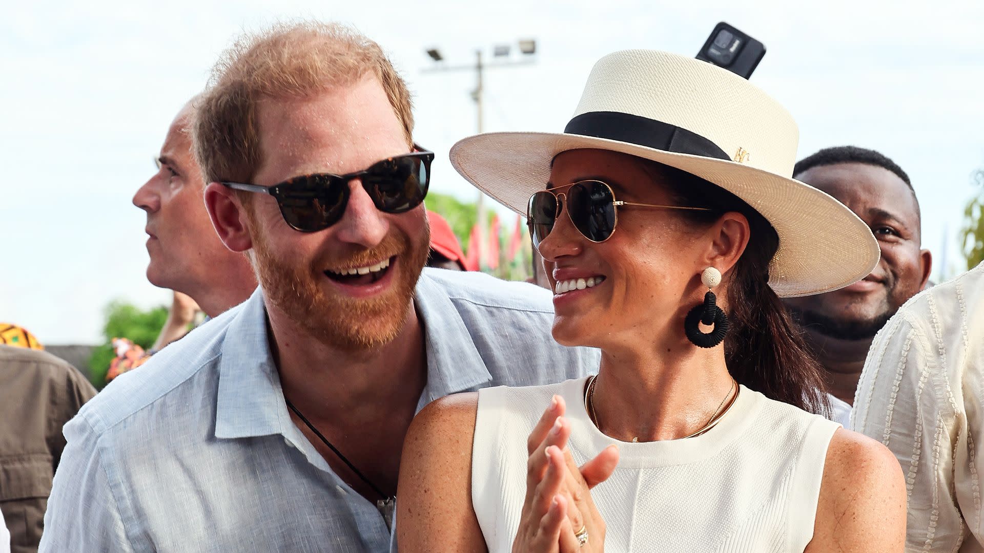 Meghan Markle's style is a spectacle in colorful sequins on final day in Colombia