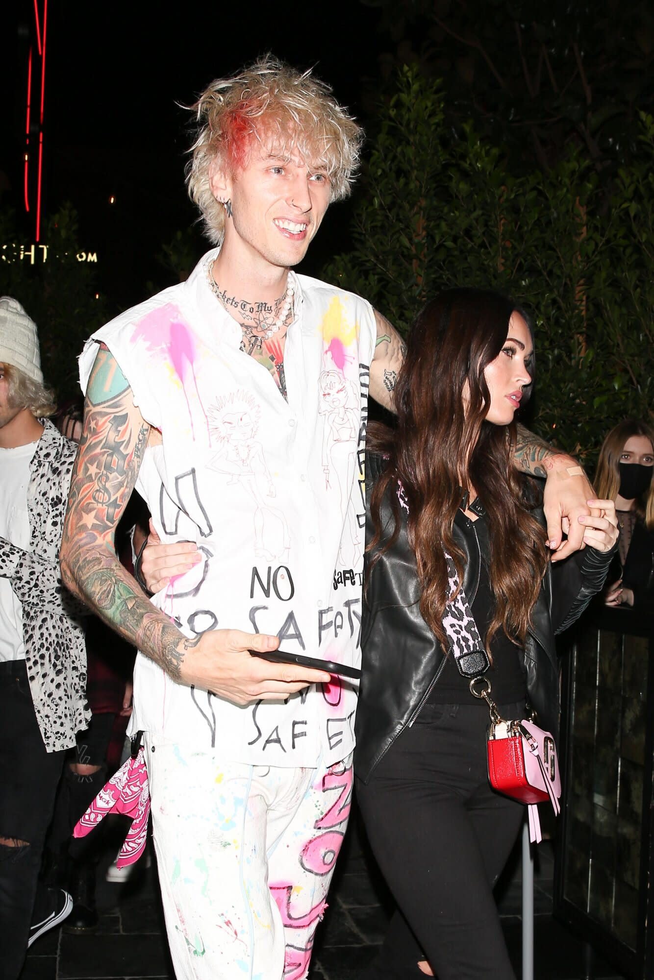 Megan Fox and Machine Gun Kelly Celebrate His Album ...