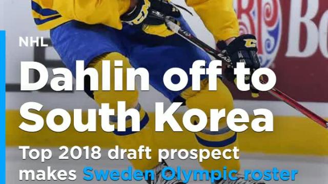 Top 2018 draft prospect Dahlin makes Sweden Olympic roster