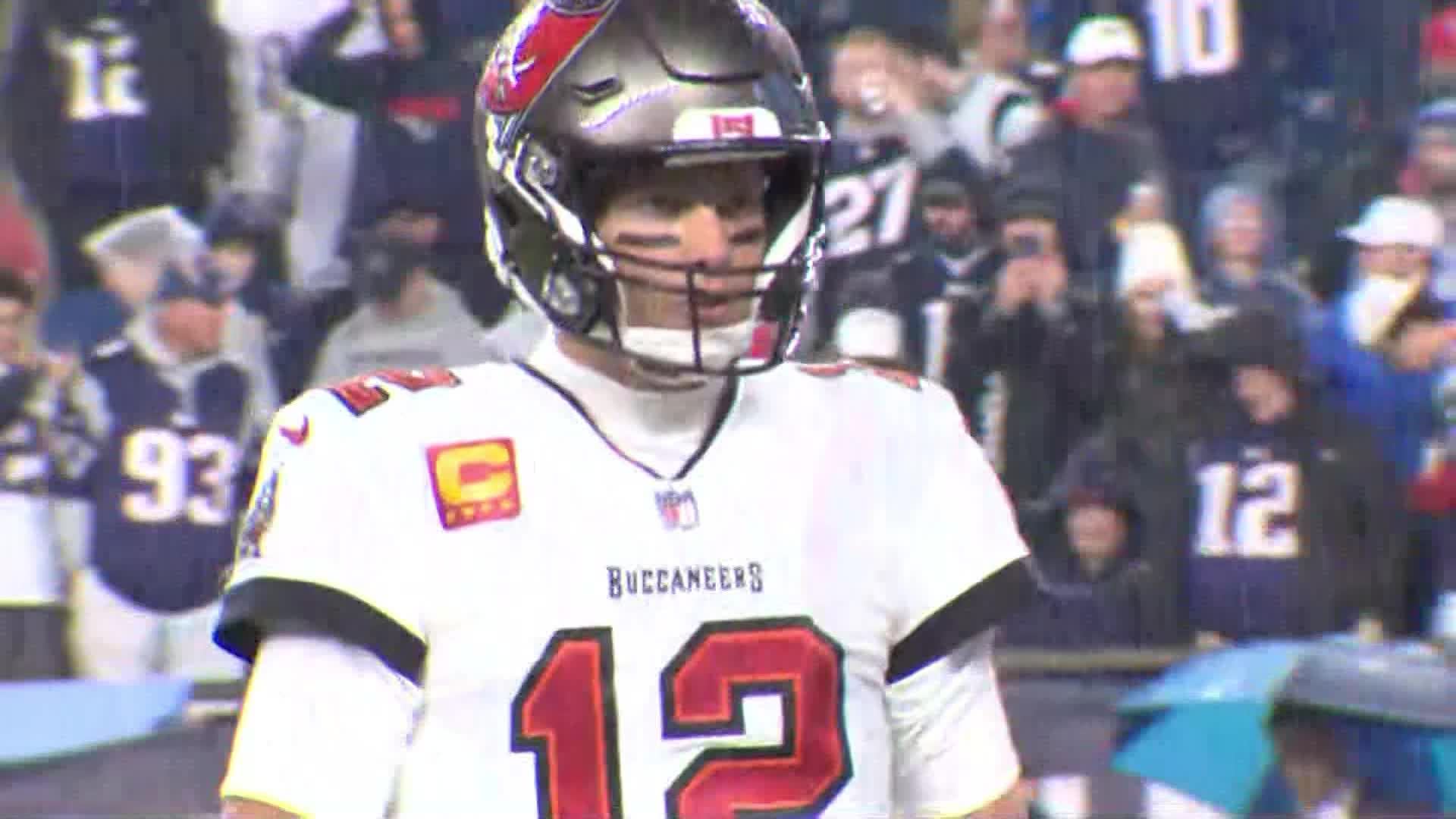 Bucs-Patriots pregame scene a Brady jersey bonanza