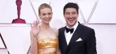 Carey Mulligan and Marcus Mumford attend the 93rd Academy Awards at Union Station. (Getty Images)