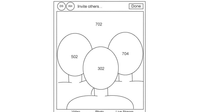 Apple synthetic group selfie patent