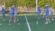 VIDEO: Drew Laguerre of L-S rips home one of his five goals in a 16-7 win over Franklin