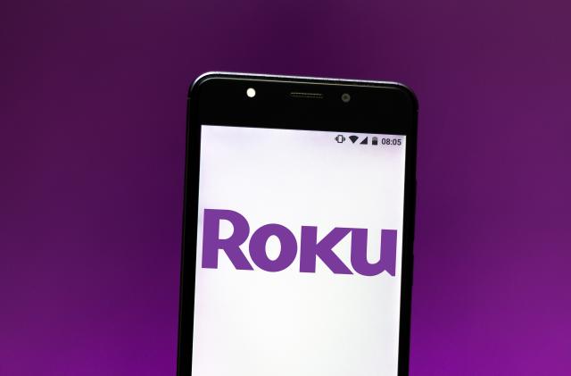 BRAZIL - 2019/09/11: In this photo illustration the Roku Streaming Player logo is seen displayed on a smartphone. (Photo Illustration by Rafael Henrique/SOPA Images/LightRocket via Getty Images)