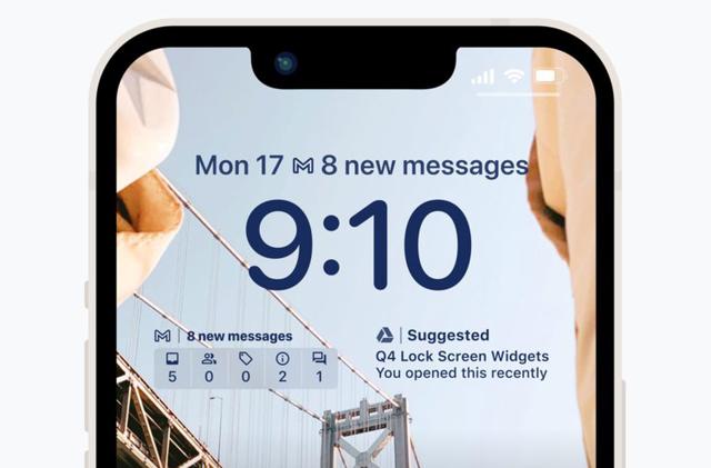 Google iOS 16 lock screen widgets for Gmail and Drive
