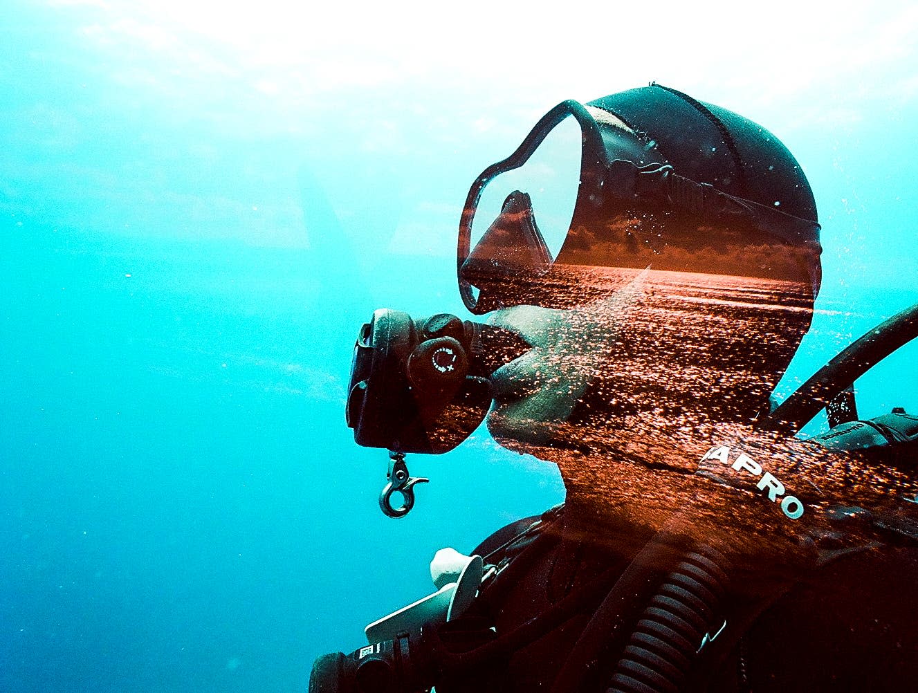 Barney Smith Travels Around the World for Underwater Double Exposures