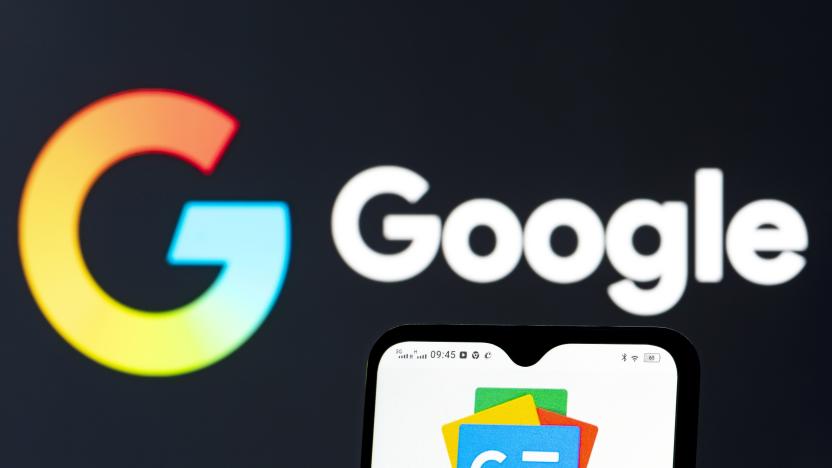 UKRAINE - 2022/01/09: In this photo illustration a Google News logo seen displayed on a smartphone. (Photo Illustration by Igor Golovniov/SOPA Images/LightRocket via Getty Images)