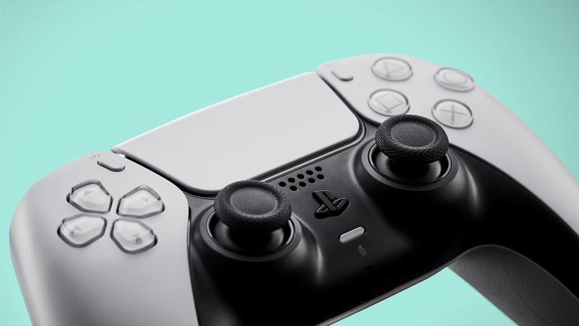 A Sony PlayStation 5 DualSense controller, taken on October 29, 2020. (Photo by Olly Curtis/Future Publishing via Getty Images)